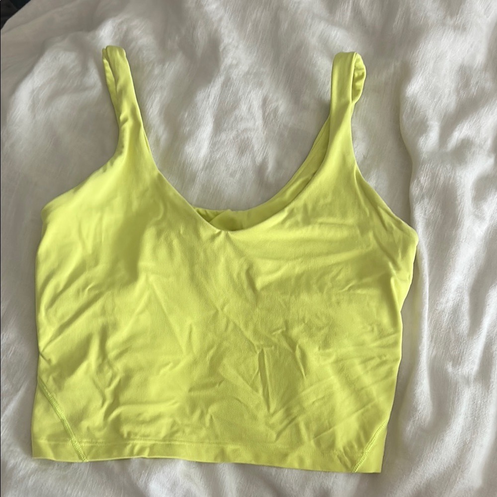 lululemon cropped align tank
